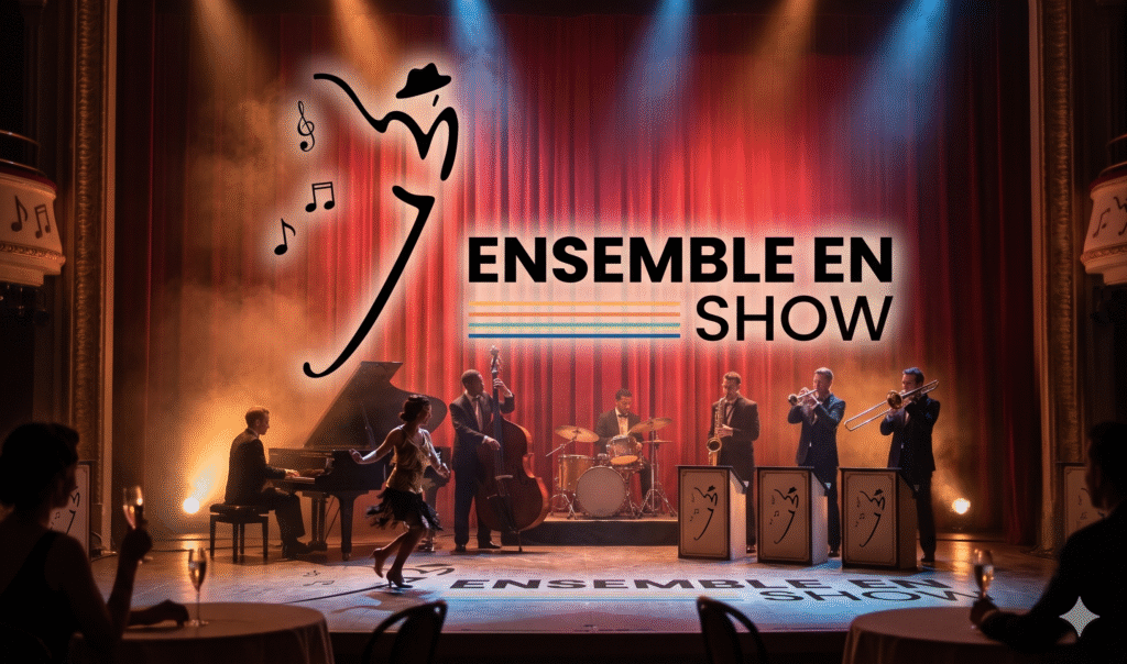 Ensemble en Show - Administratif spectacle - logo sur scène